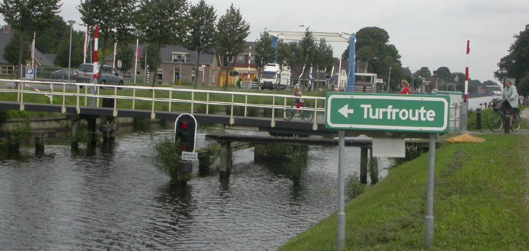 Route richting De Wittewijk.
